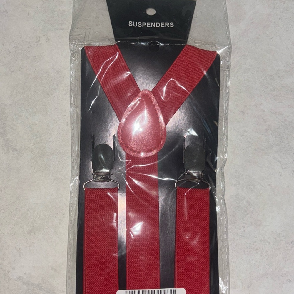 Red suspenders